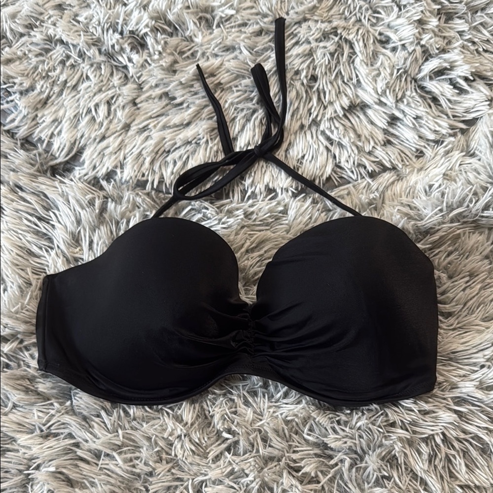 Victoria's Secret Black Bikini Top Size 36 DD